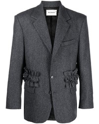 Мужской темно-серый пиджак от Molly Goddard