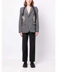 Мужской темно-серый пиджак от Craig Green