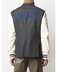 Мужской темно-серый пиджак от DSQUARED2