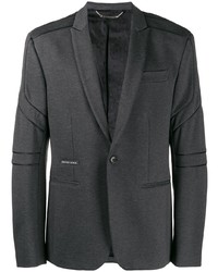 Мужской темно-серый пиджак от Philipp Plein