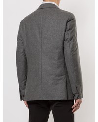 Мужской темно-серый пиджак от Ermenegildo Zegna