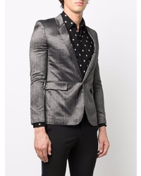 Мужской темно-серый пиджак от Saint Laurent