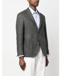 Мужской темно-серый пиджак от Zegna