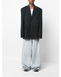 Мужской темно-серый пиджак от Vetements