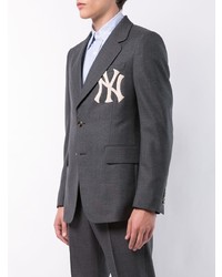 Мужской темно-серый пиджак от Gucci