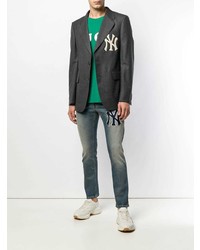 Мужской темно-серый пиджак от Gucci