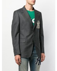 Мужской темно-серый пиджак от Gucci