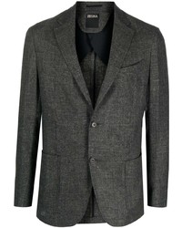 Мужской темно-серый пиджак от Zegna