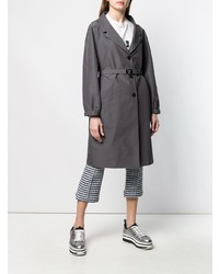 Женский темно-серый плащ от Prada