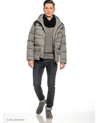 Мужской темно-серый пуховик от DOCTOR E