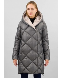 Женский темно-серый пуховик от Doctor E