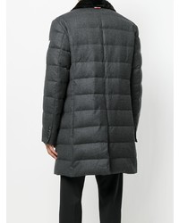 Мужской темно-серый пуховик от Moncler Gamme Bleu