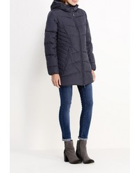 Женский темно-серый пуховик от Geox