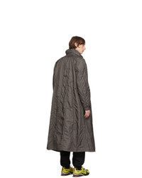Мужской темно-серый пуховик от Issey Miyake Men