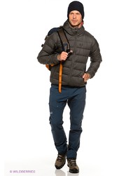 Мужской темно-серый пуховик от Jack Wolfskin