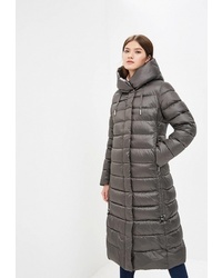Женский темно-серый пуховик от la Biali