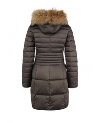 Женский темно-серый пуховик от Lawine