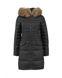 Женский темно-серый пуховик от Lawine