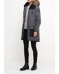 Женский темно-серый пуховик от Only