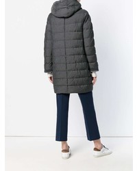 Женский темно-серый пуховик от Herno