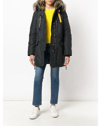 Женский темно-серый пуховик от Parajumpers