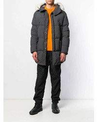 Мужской темно-серый пуховик от Ten C