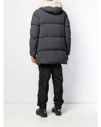 Мужской темно-серый пуховик от Ten C