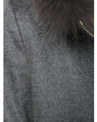 Женский темно-серый пуховик от Herno