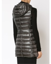 Женский темно-серый пуховик от Herno