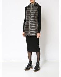 Женский темно-серый пуховик от Herno