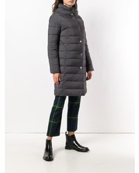 Женский темно-серый пуховик от Herno