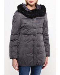 Женский темно-серый пуховик от Rinascimento