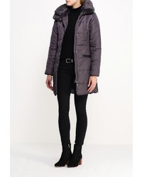 Женский темно-серый пуховик от Top Secret