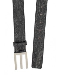 Мужской темно-серый ремень от Etro
