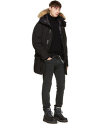 Мужской темно-серый ремень от rag & bone