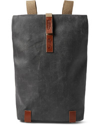 Мужской темно-серый рюкзак из плотной ткани