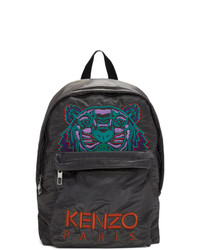 Мужской темно-серый рюкзак с принтом от Kenzo