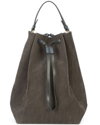 Женский темно-серый рюкзак от Maison Margiela