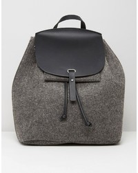 Женский темно-серый рюкзак от Mango