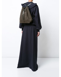 Женский темно-серый рюкзак от Maison Margiela