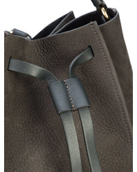 Женский темно-серый рюкзак от Maison Margiela