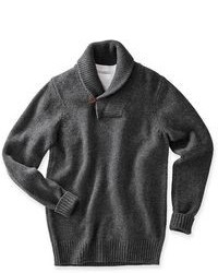 Темно-серый свитер