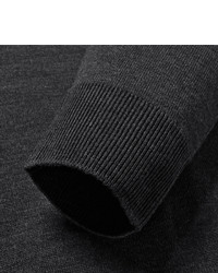 Мужской темно-серый свитер на молнии от John Smedley