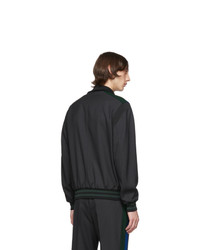 Мужской темно-серый свитер на молнии от Stella McCartney