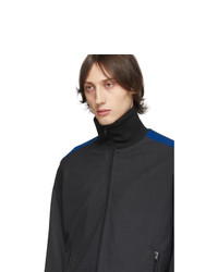 Мужской темно-серый свитер на молнии от Stella McCartney