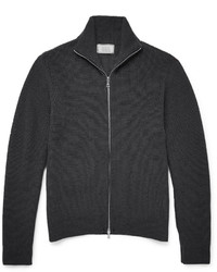 Мужской темно-серый свитер на молнии от Officine Generale
