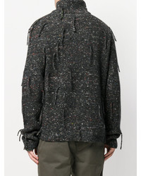 Мужской темно-серый свитер на молнии от Maison Margiela