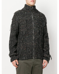 Мужской темно-серый свитер на молнии от Maison Margiela