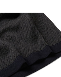 Мужской темно-серый свитер на молнии от Giorgio Armani