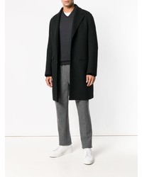 Мужской темно-серый свитер с v-образным вырезом от N.Peal